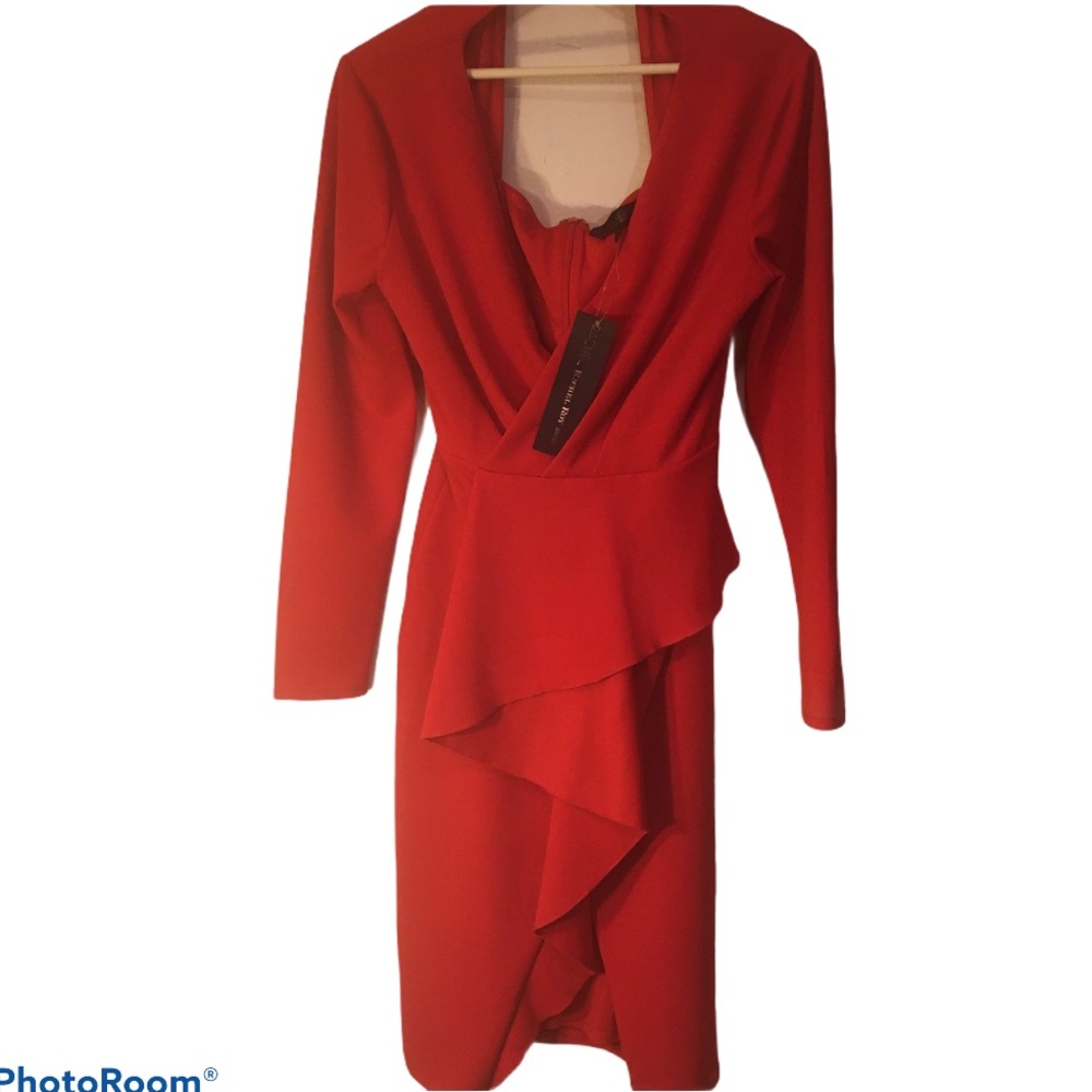 Rachel Rachel Roy Red midi dress